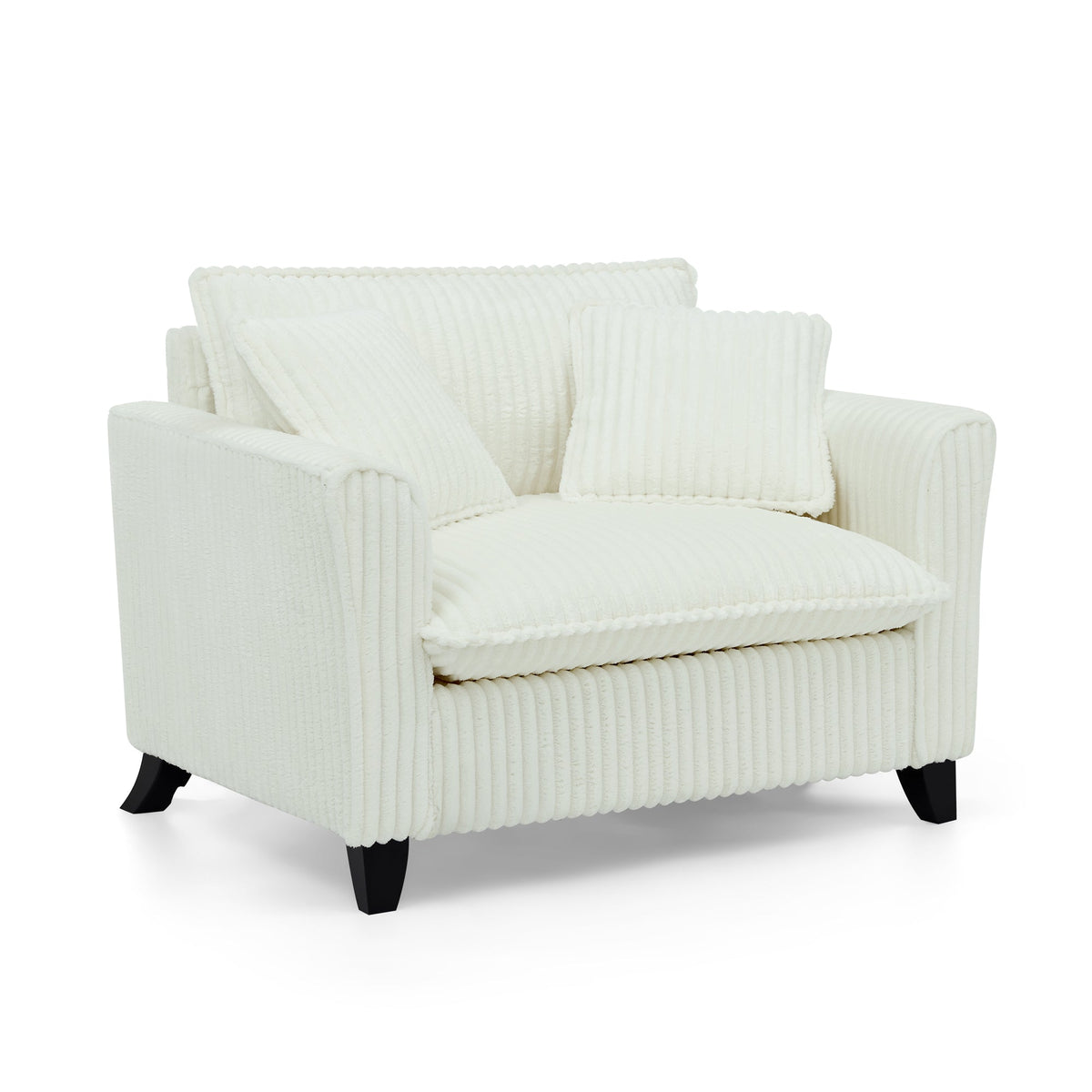 Lazy sofa chair, comfortable single-person sofa chair, with a backrest and soft seat cushion, having armrests on both sides, suitable for living room and bedroom - Beige