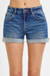 RISEN Low Rise Cuffed Shorts