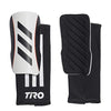 adidas Unisex-Adult Tiro Shin Guards White/Black/Black Small