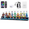 LED Lighted Liquor Bottle Display Bar Shelf RF & App Control 60' 2-Step