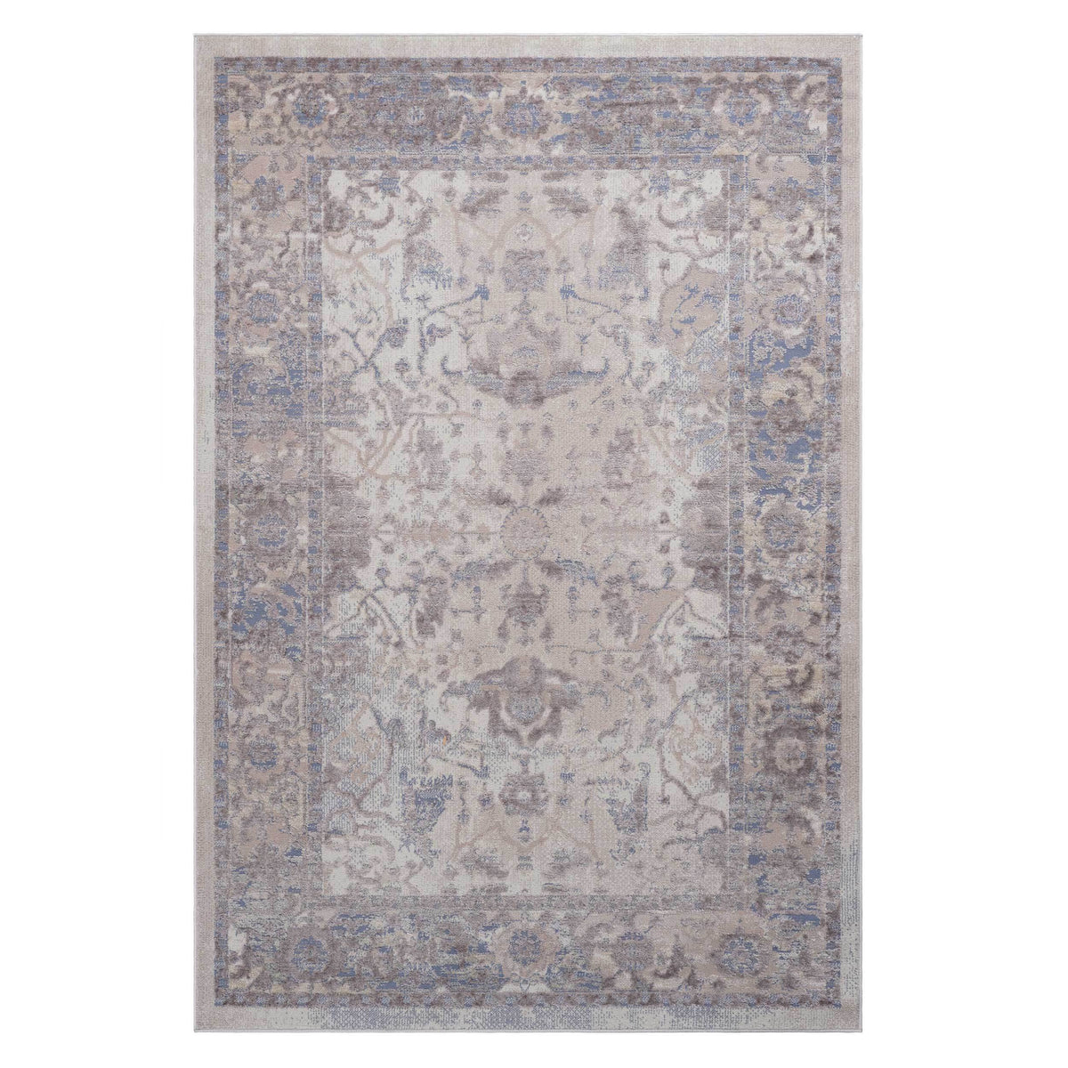 NAAR PAYAS Collection5X7 Brown / Beige / Traditional Area Rug