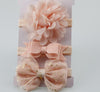 Handmade Vintage Retro Baby Elastic flower Headband Bowknot Hairband Toddler Infants For Baby