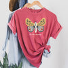 Be The Change Moth Positivity Comfort Colors Tee