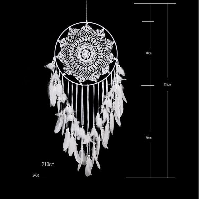 Big Dream Catcher Decor For Home Nordic Decoration Home Kids Room Decoration Wind Chimes Dream Catchers Hanging Dream-catcher For Wedding Festival Photography Gifts