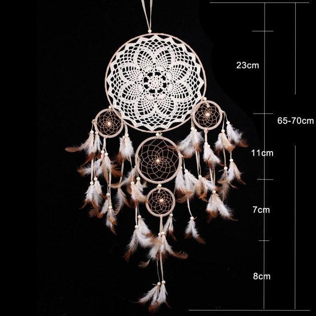 Big Dream Catcher Decor For Home Nordic Decoration Home Kids Room Decoration Wind Chimes Dream Catchers Hanging Dream-catcher For Wedding Festival Photography Gifts
