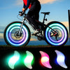 Bike Wheel Spokes Light 3 Lighting Mode LED Night Ride Waterproof Safety Warning Light Bicycle Colorful Lamp With Battery Waterproof LED Bicycle Spoke Lights Safety Flashing Lights For Bike