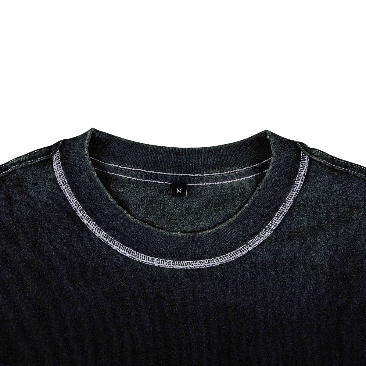 Common Hype Blank 'Black' Contrast Tee