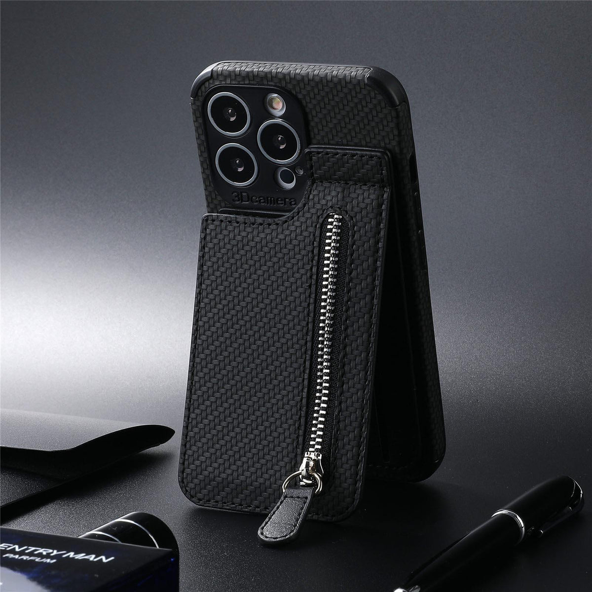 Blue Cards Wallet Leather Phone Case For Iphone 14 Plus 13 12 Mini 11 Pro Max X Xs Xr Men Luxury Business Purse Card Holder Cover  Phone Case With Card Sleeve Men Phone Case