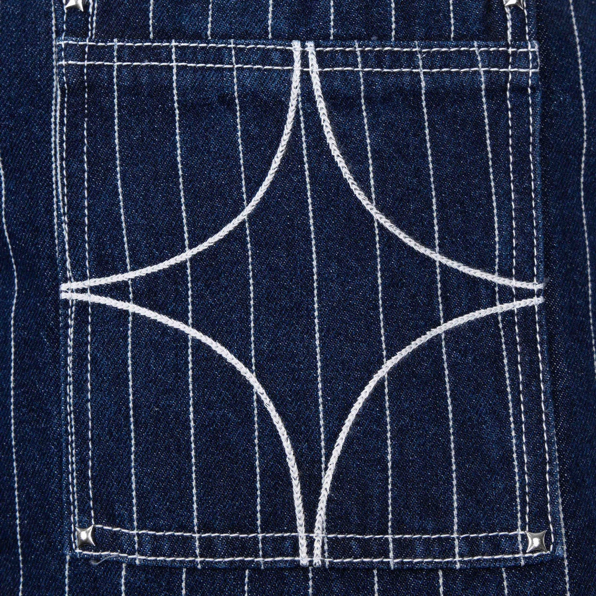 Commons Pinstripe Conductor Denim Pant Midnight Blue