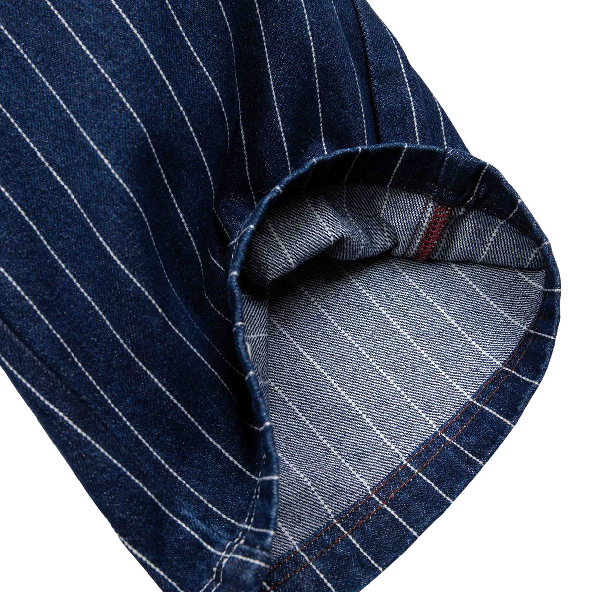 Commons Pinstripe Conductor Denim Pant Midnight Blue