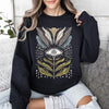 Mystical Floral Vintage Cozy Garden Print Ethereal Botanical Artwork Collection Sweatshirt