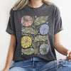 Boho Folk Art Chic Flower Comfort Colors Tee