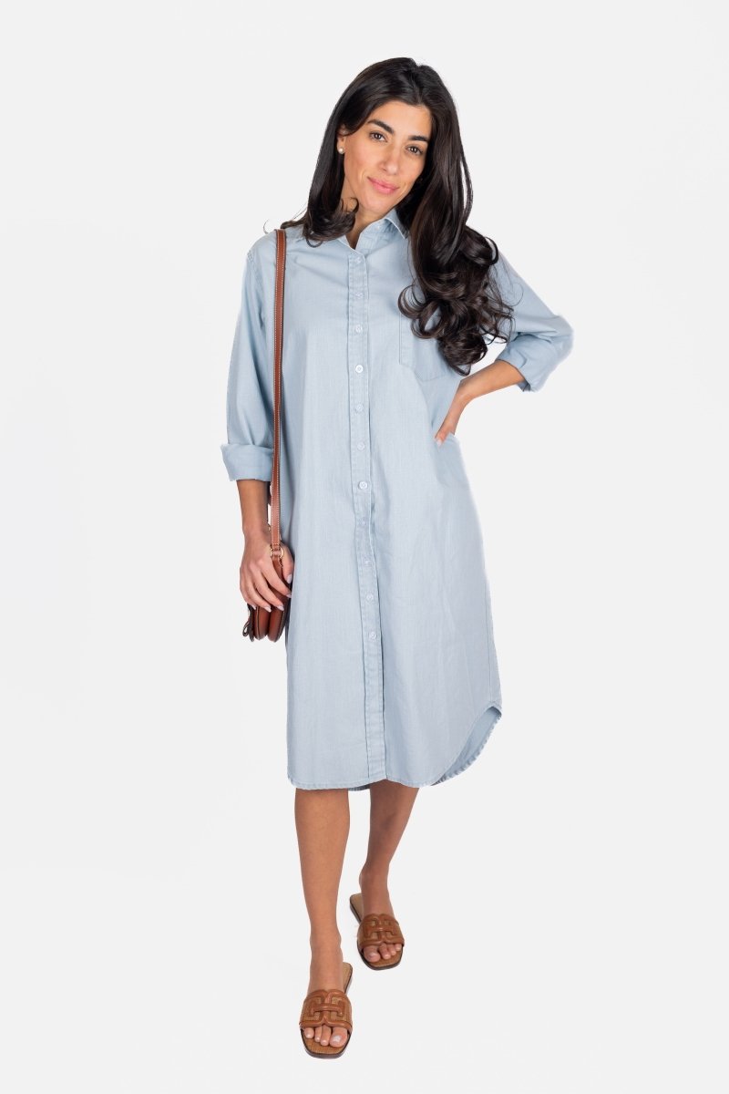 Bonnie Dress 41" (Light Blue)