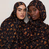‌Breathable Versatile Stylish Headscarf Floral-Print Hijab (MH177)