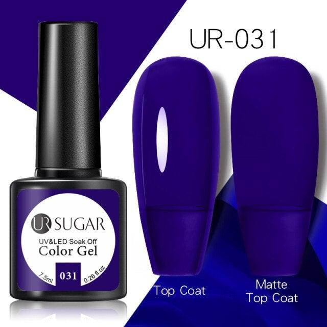 Brown Blue Gel Nail Polish UV LED Autumn Winter Series Matte And Glossy Colors Elegant Stylish Design For Womens