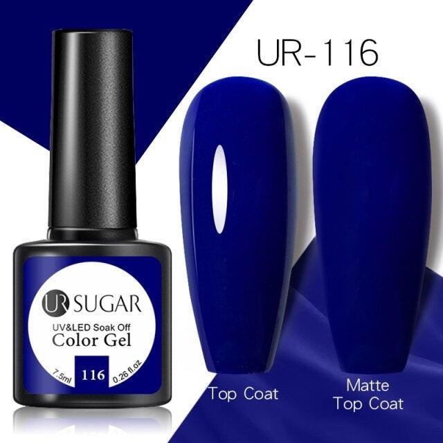 Brown Blue Gel Nail Polish UV LED Autumn Winter Series Matte And Glossy Colors Elegant Stylish Design For Womens