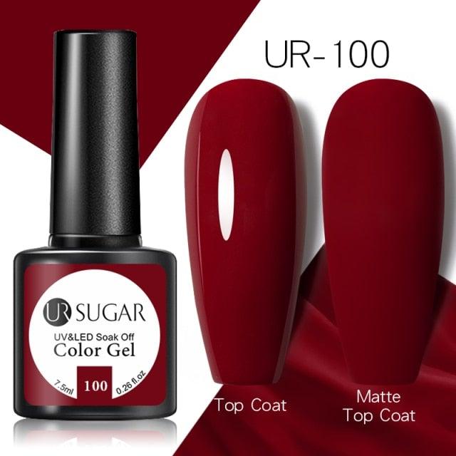 Brown Blue Gel Nail Polish UV LED Autumn Winter Series Matte And Glossy Colors Elegant Stylish Design For Womens