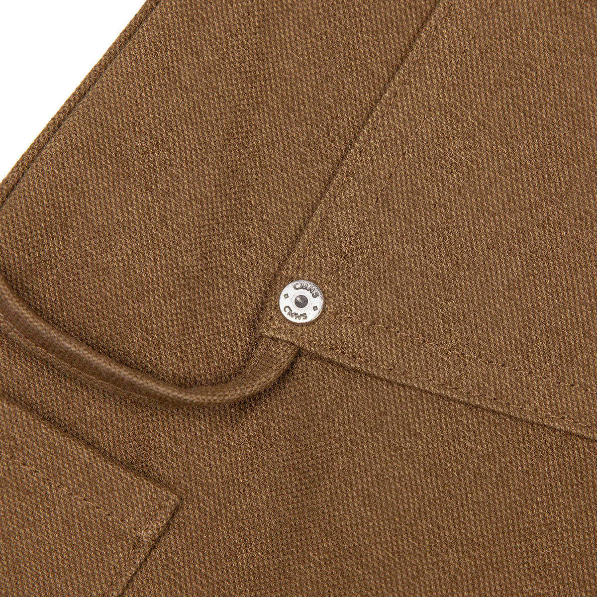 Commons Double Knee Canvas Short Brown