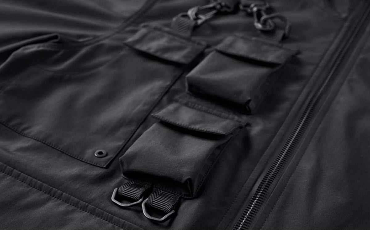IBJ333 Tactical Matte Black Jacket