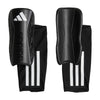 adidas Unisex-Adult Tiro Soft Ground League Shin Guards Black/White/Iron Metallic Large