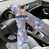 Sun Protection Viscose Fiber Oversleeve Printed All-matching UV Protection Elbow Protection Ice Sleeve Gloves