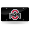 Rico Industries NCAA Ohio State Buckeyes Laser Inlaid Metal License Plate Tag  6 x 12-inches
