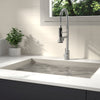 Bothwa Home CUPC Certified 19' Single Handle Kitchen Faucet ( Brushed Nickel Finish)