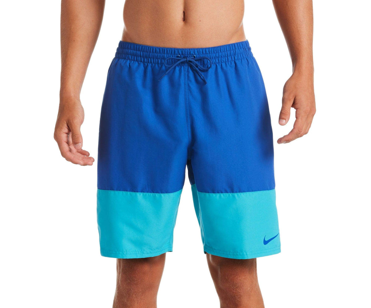 Nike Swim Mens Split Breaker Volley Swim Trunk Game Royal Large/Blue