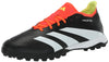 adidas Unisex Predator 24 League Low Turf Sneaker Black/White/Solar Red 4.5 US Men
