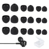 BlingKingdom 9 Pairs Replacement Earbuds Silicone Earbud Tips Earbuds Cap Earbud Cushions for Most in-Ear Earbuds 3 Different Size (S/M/L)
