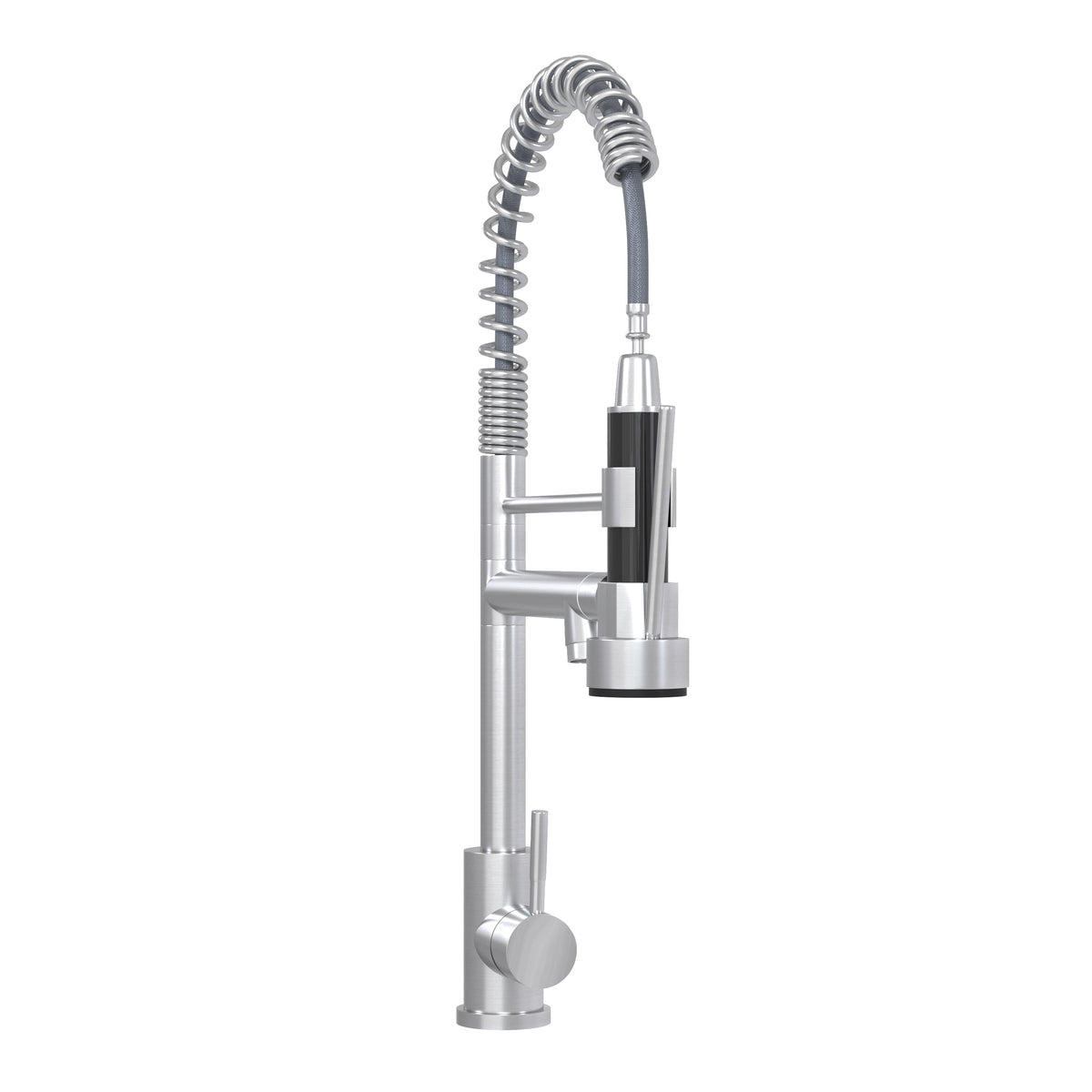 Bothwa Home CUPC Certified 19' Single Handle Kitchen Faucet ( Brushed Nickel Finish)