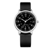 LAIMAI Womens Quartz Watches Nurses and Doctors Ladies Luminous Easy Reader Watch Dial Silicone Watch Waterproof（0077 BK BK）