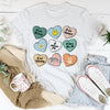 Candy Hearts Positivity Affirmations Tee