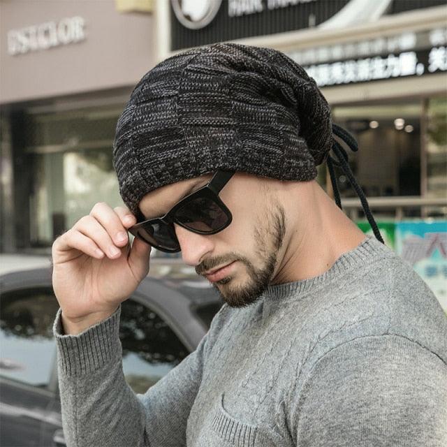 Caps Warmer Bonnet Casual Cap Winter Beanie Hats Hat winter hat Bobble Hat Winter Balaclava Women Bandana Baotou Cap Scarf Warm Thick Beanie Skellies Women Girls Cable Knit Soft Cute Beanie with Ears Detachable Pompom Fur Hat Girls