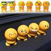 Car Ornaments Bobblehead Nod Dolls Cute Cartoon Funny Wobble Head Robot Lovely Car Dashboard Decoration Auto Facial Expression Shaking Head Toys Car Ornaments Bobblehead Nod Dolls Cute Cartoon Funny Wobble Head Robot Lovely Car Dashboard Decor