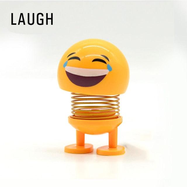 Car Ornaments Bobblehead Nod Dolls Cute Cartoon Funny Wobble Head Robot Lovely Car Dashboard Decoration Auto Facial Expression Shaking Head Toys Car Ornaments Bobblehead Nod Dolls Cute Cartoon Funny Wobble Head Robot Lovely Car Dashboard Decor