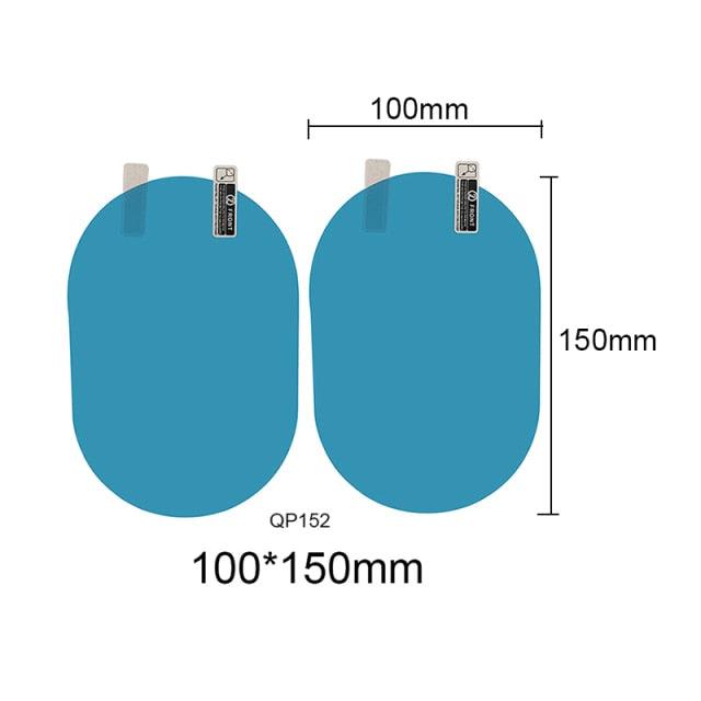 Car Rear Mirror Protective Film Anti Fog Window Clear Rainproof Rear View Mirror Protective Soft Film Auto Accessories Car Rearview Mirror Film Rainproof Waterproof Mirror Film Anti Fog Nano Coating Car Film for Car Mirrors Side Windows