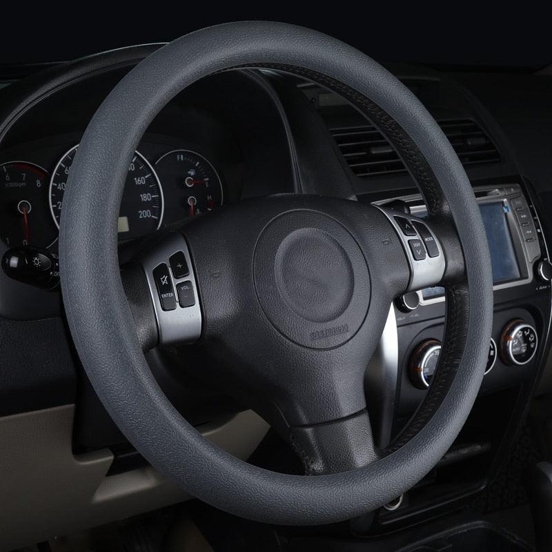 Car Styling Universal Car Silicone Steering Wheel Glove Cover Texture Soft Multi Color Soft Silicon Car Steering Wheel Cover Ethnic Style Car Accessories Steering Wheel Covers Anti Skid Better Grips Steering Wheel Cover Women Steering Wheel Accessories