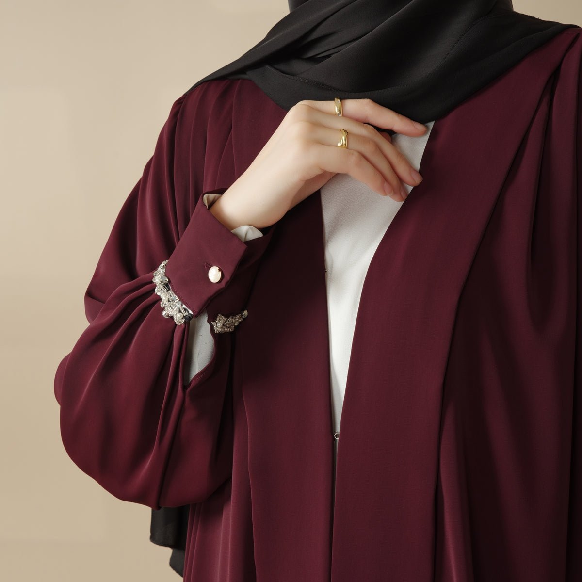 Cardigan Abaya, Western Style Abaya (MOA061)