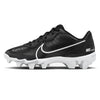 Nike Alpha Huarache 4 Keystone Boys Rubber Baseball Cleats SZ 5.5 Black | White