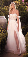 Cinderella Divine CD964W A-Line Boned Bodice Wedding Gown