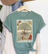 Tree Of Life Celestial Starry Sky Moon Phases Mandala Ethereal Harmony Sacred Nature Comfort Colors Tee