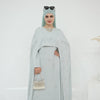 Celestial Beaded Luxury Muslim Abaya Set | Modest Dresses with Beading Detailing (MA266)