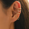 Chain Tassel Crystal Ear Cuff Set (MAC413)