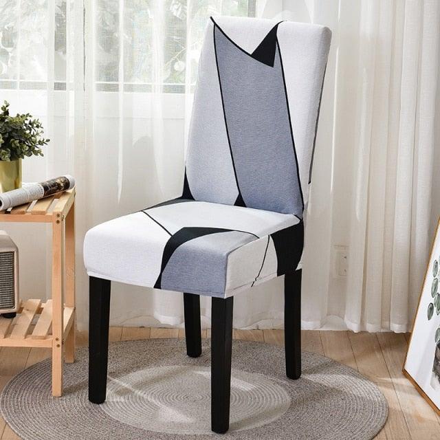 Chair Covers For Dining Room Stretch Spandex Removable Washable Anti-dust Seat Slipcover Multicolor  Chair covers  Chair Covers For Dining Room With Printed Patterns Easy Slip-on Stretchy Dining Room Chair Covers