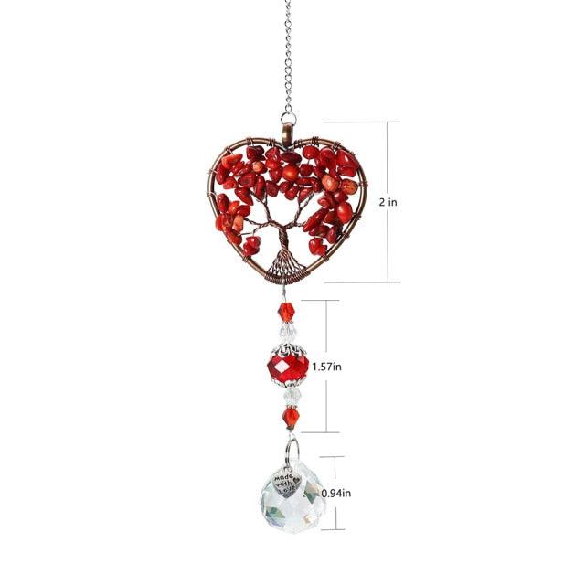 Chandelier Crystals Ball Prism Pendant Maker Sun Catcher Crystal Rainbow Maker Drops Hang for Window Home Decor Car Charms Hanging  Wind Chimes Hanging Ornament Garden Decor