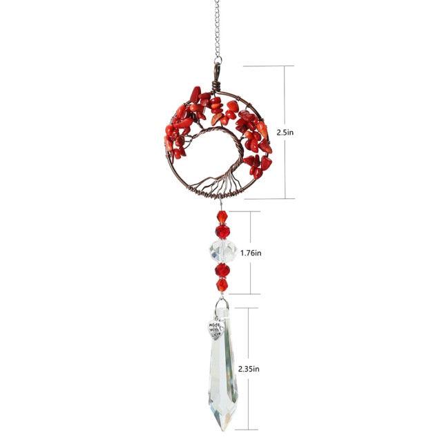 Chandelier Crystals Ball Prism Pendant Maker Sun Catcher Crystal Rainbow Maker Drops Hang for Window Home Decor Car Charms Hanging  Wind Chimes Hanging Ornament Garden Decor