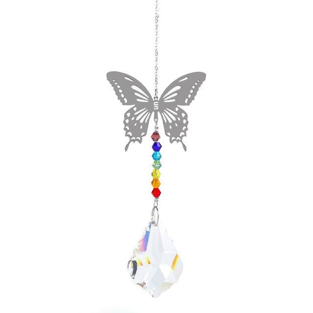 Chandelier Crystals Ball Prism Pendant Maker Sun Catcher Crystal Rainbow Maker Drops Hang for Window Home Decor Car Charms Hanging  Wind Chimes Hanging Ornament Garden Decor