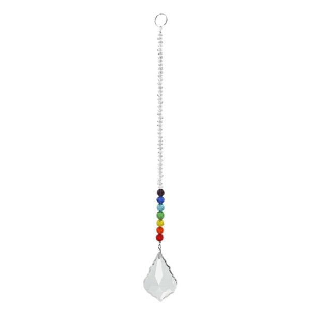 Chandelier Crystals Ball Prism Pendant Maker Sun Catcher Crystal Rainbow Maker Drops Hang for Window Home Decor Car Charms Hanging  Wind Chimes Hanging Ornament Garden Decor