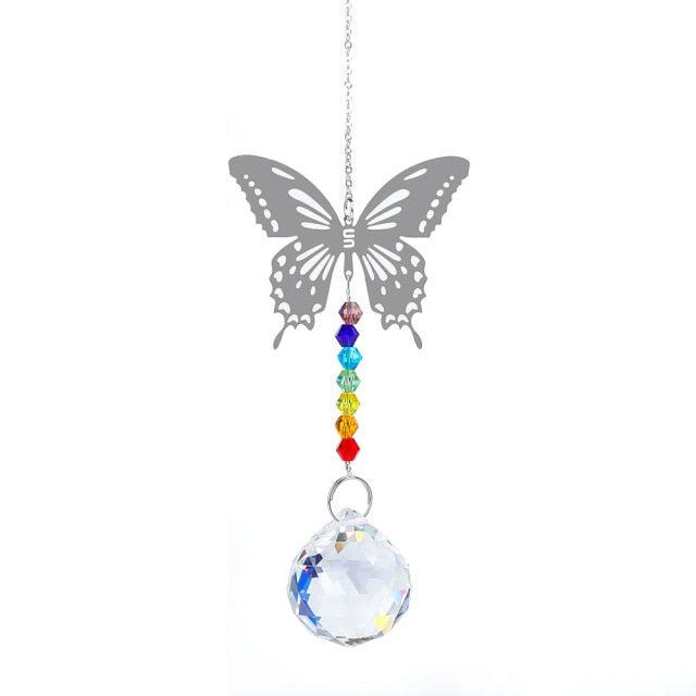 Chandelier Crystals Ball Prism Pendant Maker Sun Catcher Crystal Rainbow Maker Drops Hang for Window Home Decor Car Charms Hanging  Wind Chimes Hanging Ornament Garden Decor